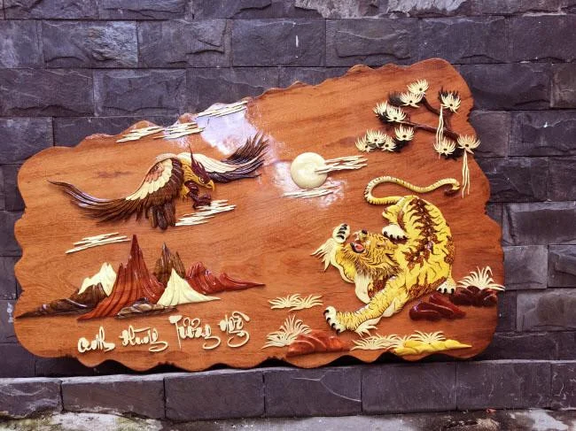 Đồ gỗ Việt An là đơn vị cung cấp tranh gỗ anh hùng tương ngộ uy tín, chất lượng