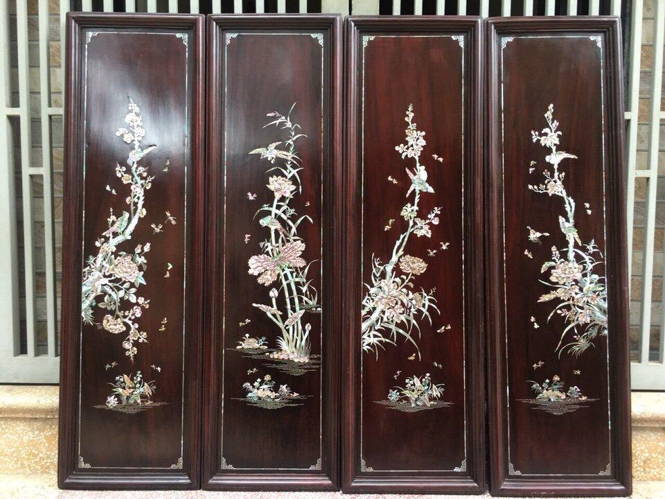 Tranh gỗ khảm trai có tính thẩm mỹ cao cùng độ bền với thời gian